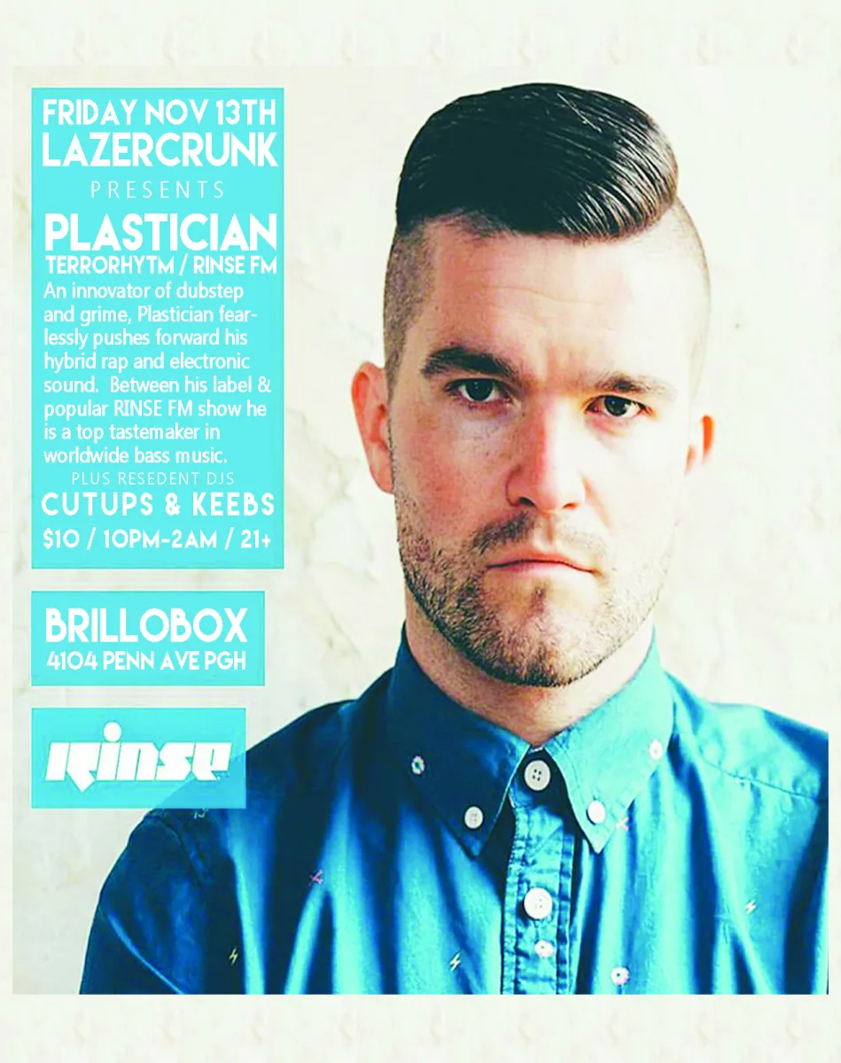 LAZERCRUNK with Plastician (UK) @ Brillobox