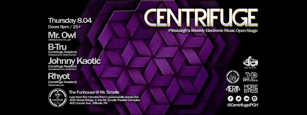 CENTRIFUGE w/ Mr Owl @ Mr. Smalls