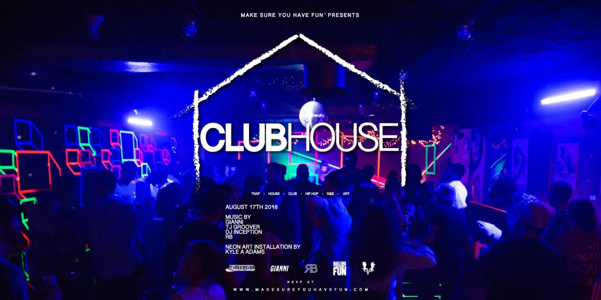 ClubHouse w/ Gianni, TJ Groover, DJ Inception & RB @ Spirit
