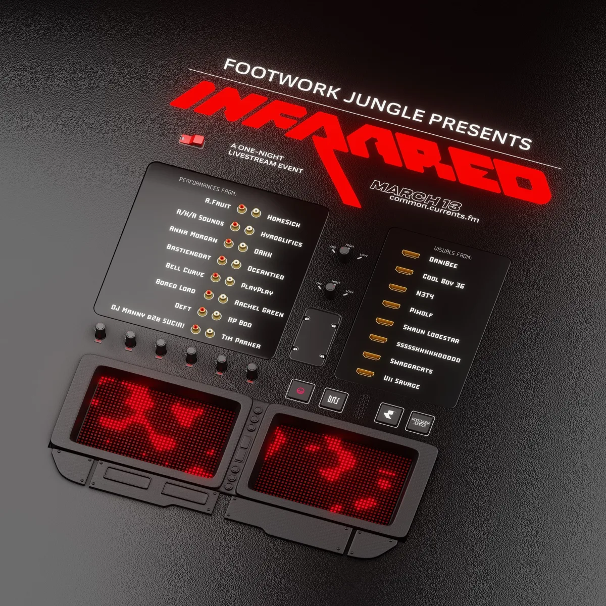 FOOTWORK JUNGLE presents INFRARED @ Online