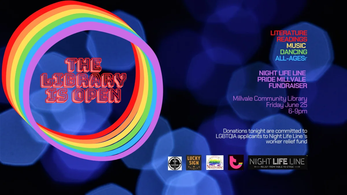The Library is Open - Night Life Line x Pride Millvale FUNdraiser @ Millvale Community Library
