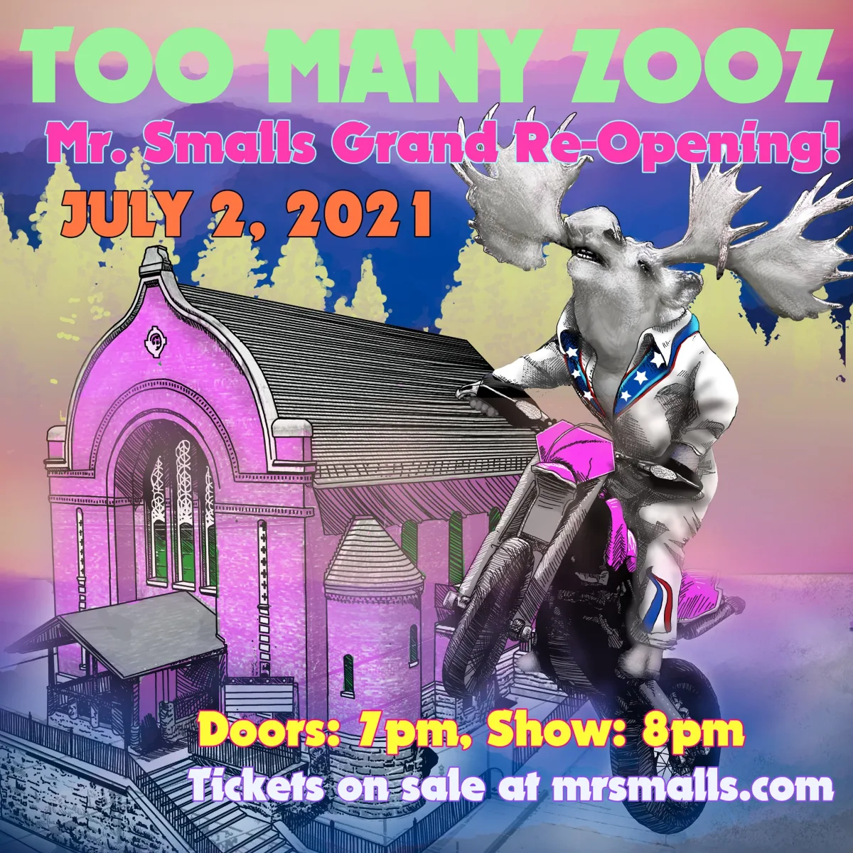 Mr. Smalls Theatre Grand Reopening with Too Many Zooz @ Mr. Smalls
