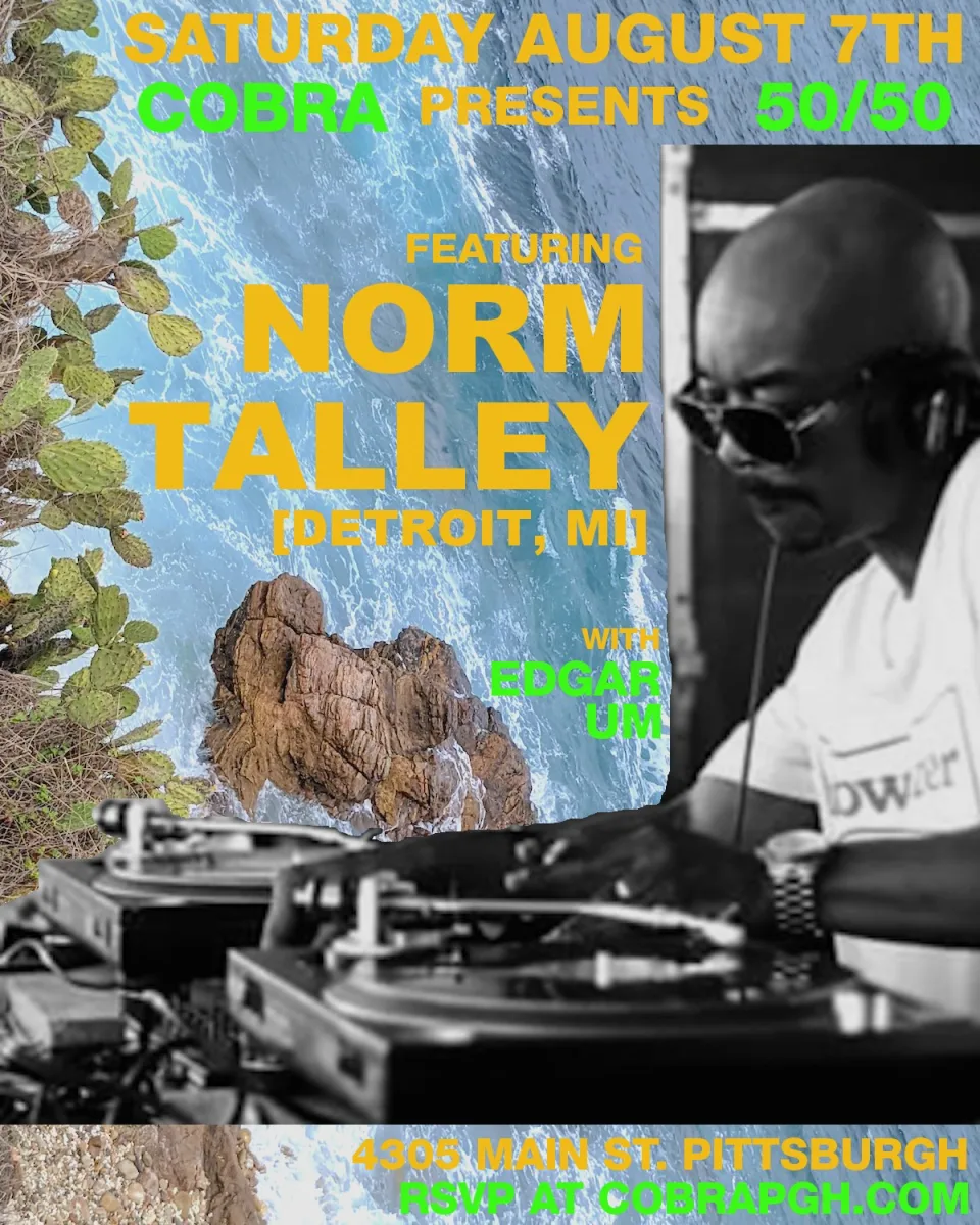 50/50 with DJ NORM TALLEY [Detroit] & Edgar Um @ Cobra