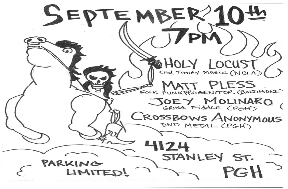 Holy Locust (NOLA), Matt Pless, Joey Molinaro, Crossbows Anonymous @ 