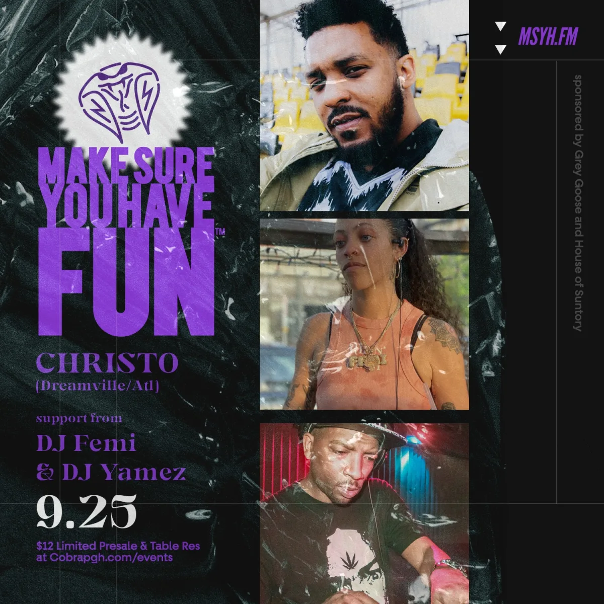 Christo (Dreamville) LIVE with DJ Yamez & DJ Femi @ Cobra
