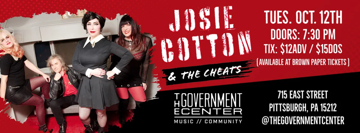 Josie Cotton, The Cheats at Government Center @ The Government Center