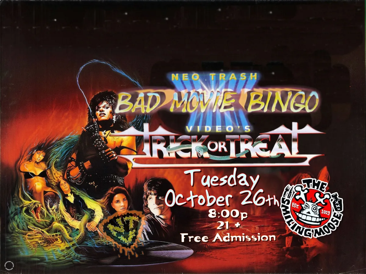 Bad Movie Bingo #61 - Trick or Treat (1986) @ Smiling Moose