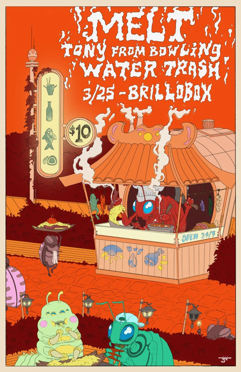 Brillobox Returns: Melt with Water Trash and Tony from Bowling @ Brillobox