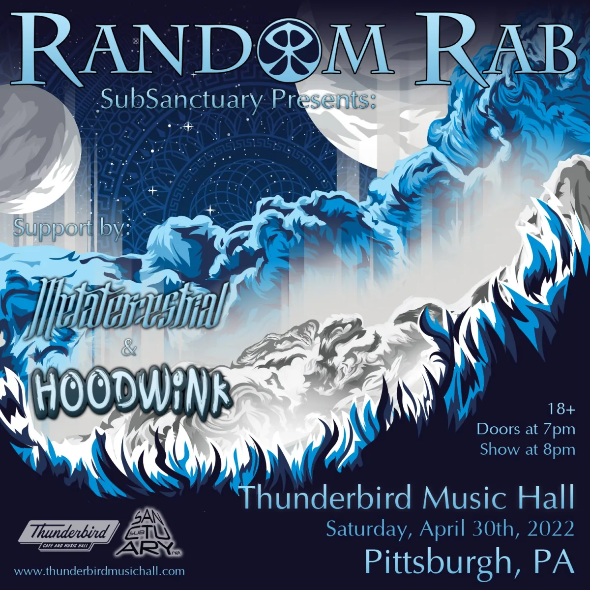 SubSanctuary Presents: Random Rab @ Thunderbird