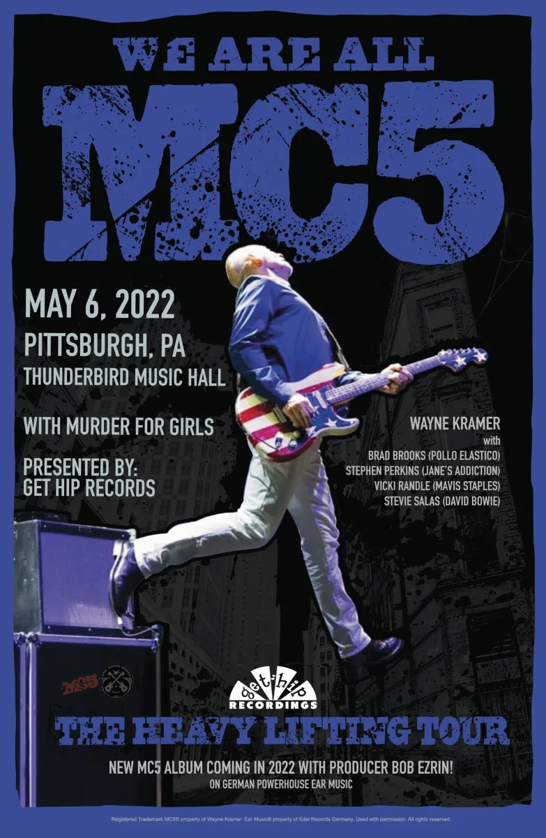 Get Hip Records Presents: MC5 at Thunderbird Music Hall @ Thunderbird