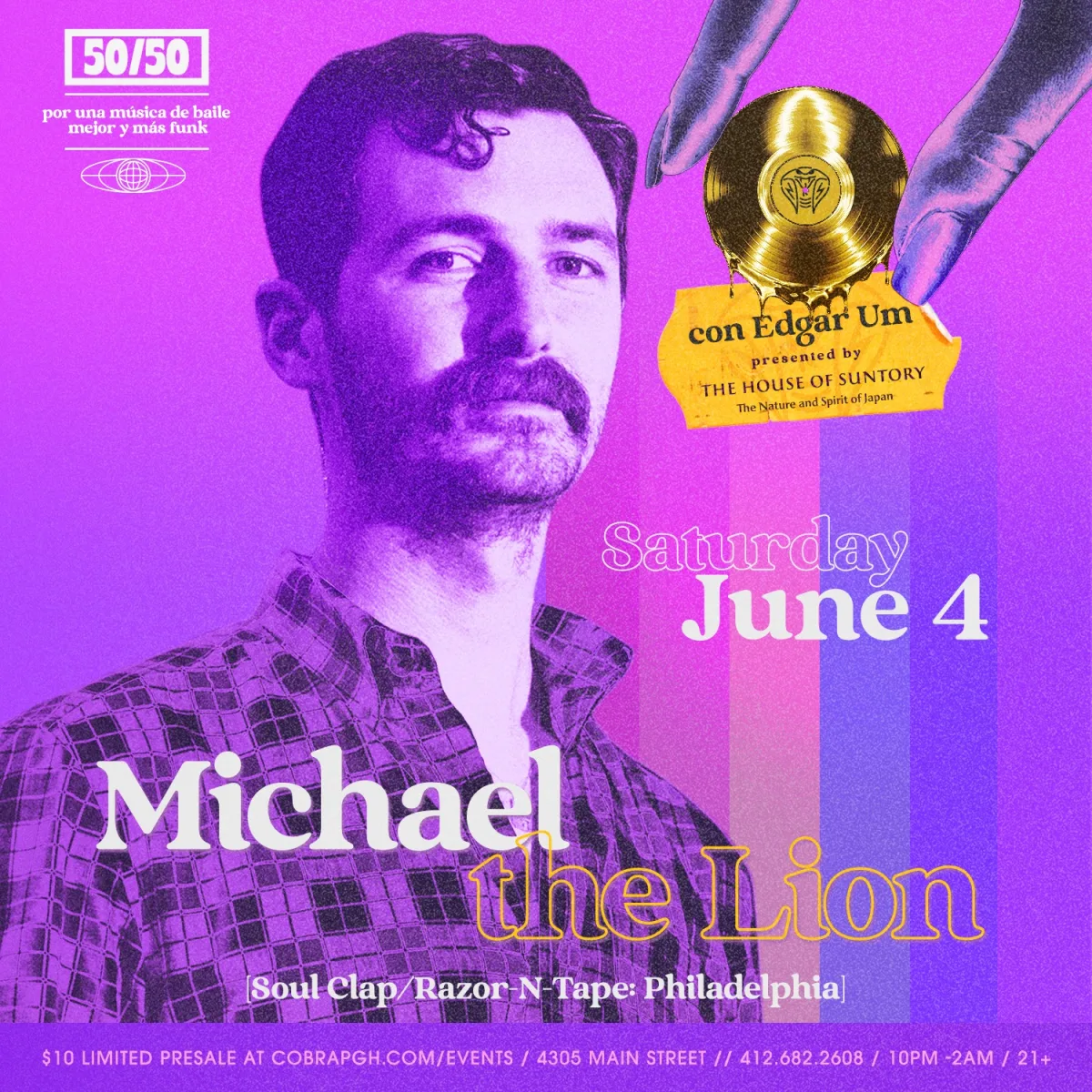 50/50 with MICHAEL THE LION [Philadelphia] and Edgar Um @ Cobra