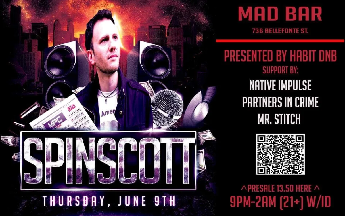 Spinscott (US Jungle/DNB) @ Mad Bar