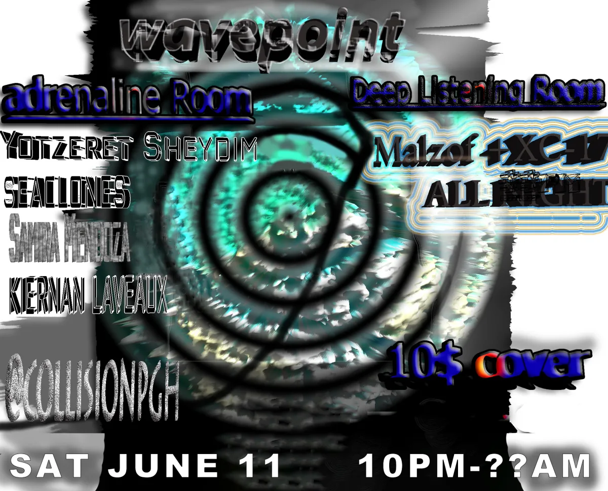 WAVEPOINT w/ Yotzeret Sheydim, Seaclones, Samira Mendoza, Malzof + XC-17, Kiernan Laveaux @ Collision