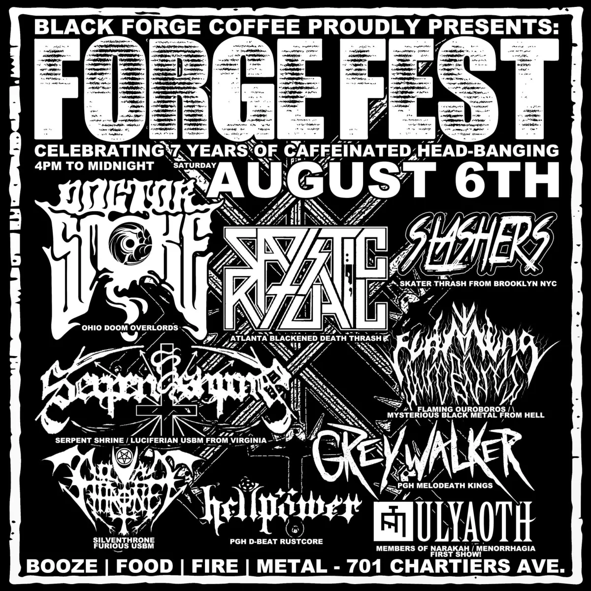 FORGE FEST @ Black Forge Coffee (McKees Rocks)