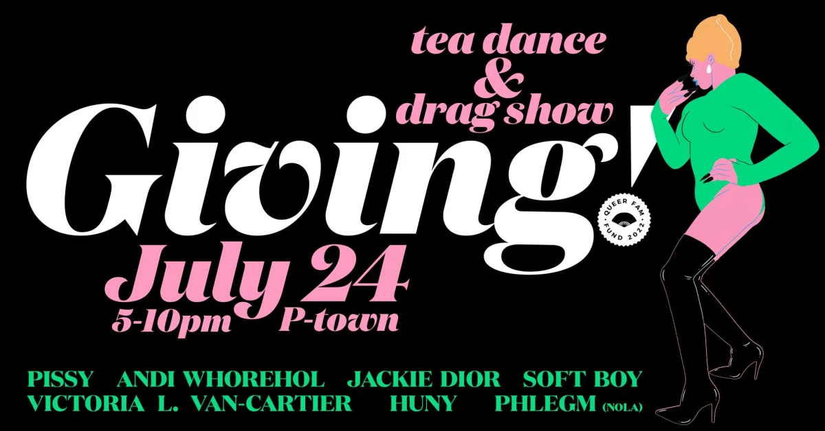 GIVING! A QFF Fundraiser @ P-Town