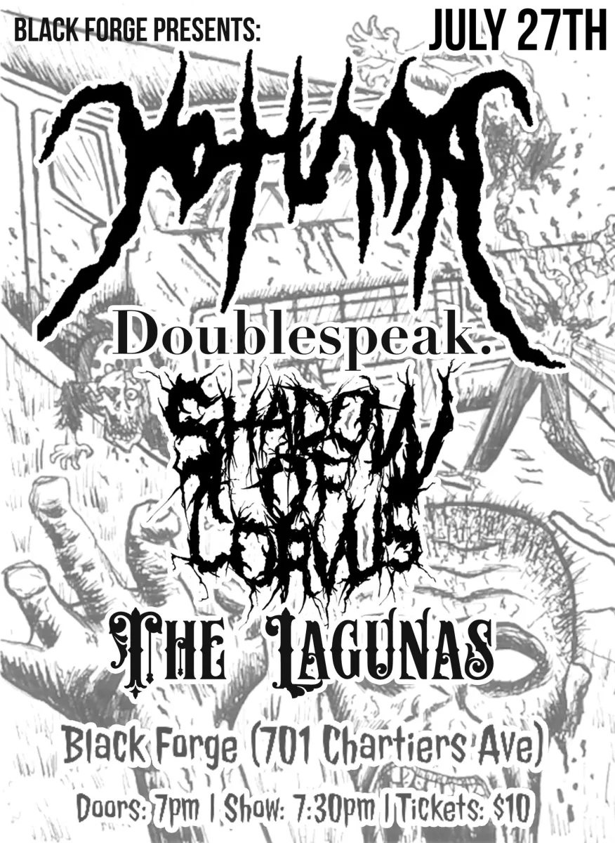 YOTUMA | DOUBLESPEAK. | SHADOW OF CORVUS | THE LAGUNAS @ Black Forge Coffee (McKees Rocks)