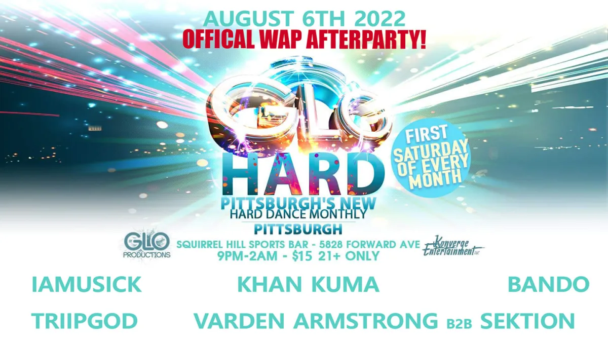 Glo Hard (Ft. Iamusick & Khan Kuma!!) @ Squirrel Hill Sports Bar