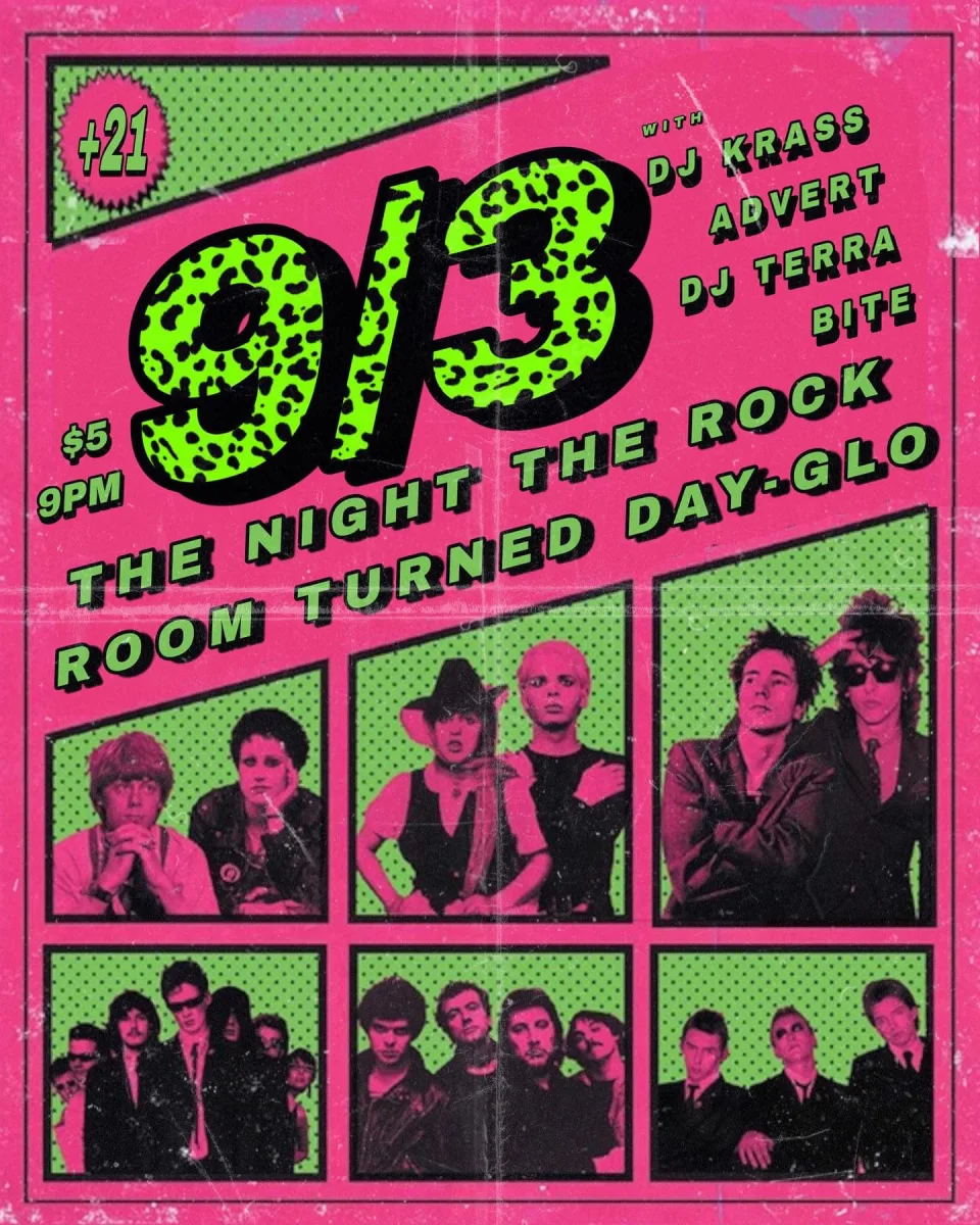 THE NIGHT THE ROCK ROOM TURNED DAYGLO @ Rock Room