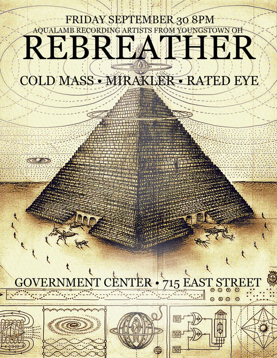 Rebreather, Cold Mass, Mirakler, Rated Eye @ The Government Center