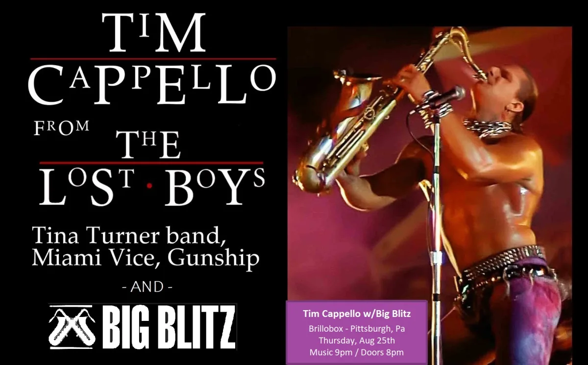 Tim Cappello w/Big Blitz at the Brillobox @ Brillobox