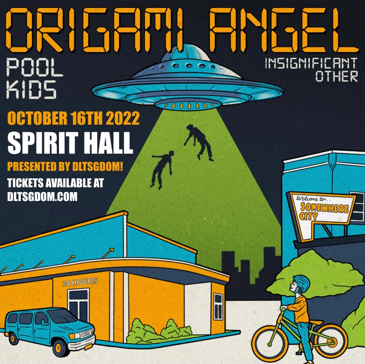 Origami Angel w/ Pool Kids + Insignificant Other @ Spirit