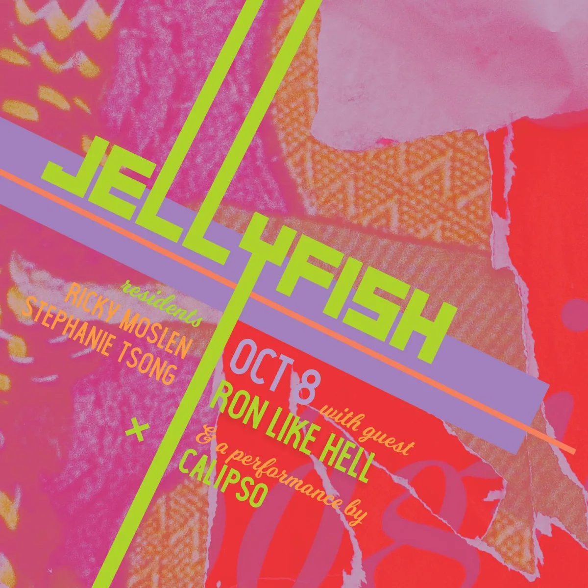 JELLYFISH w/ Ron Like Hell, Calipso + @ P-Town