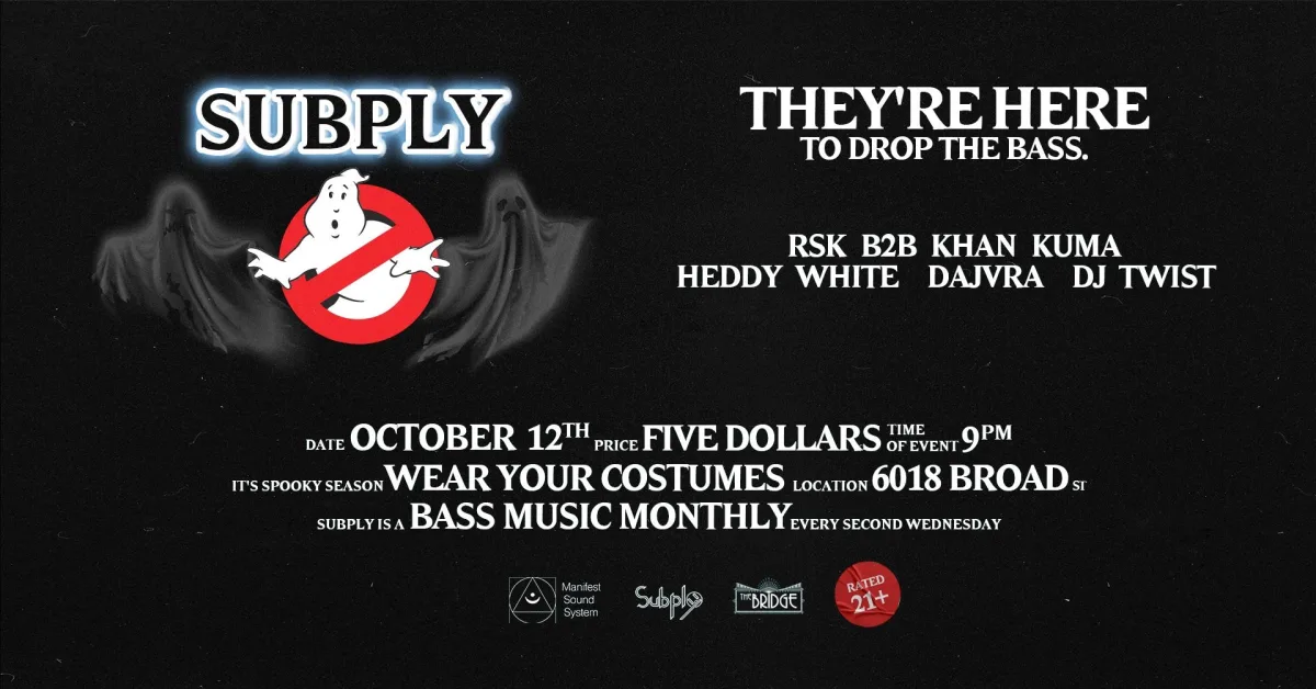 SUBPLY @ The Bridge Music Bar