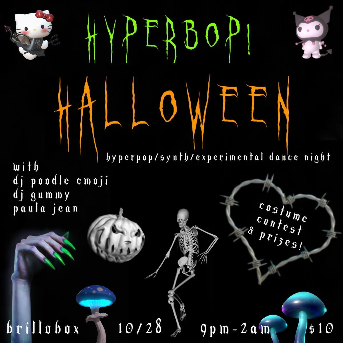 HYPERBOP Halloween @ Brillobox