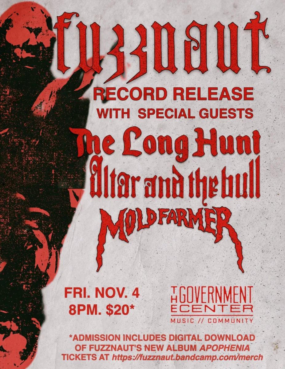 Fuzznaut / The Long Hung / Altar and the Bull / Moldfarmer @ The Government Center