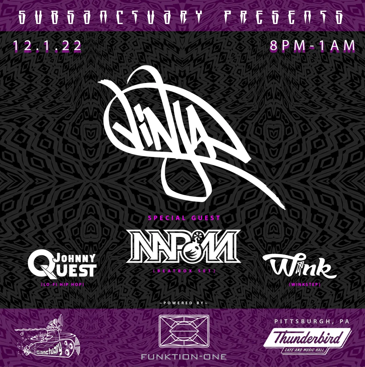 SubSanctuary Presents: Vinja @ Thunderbird