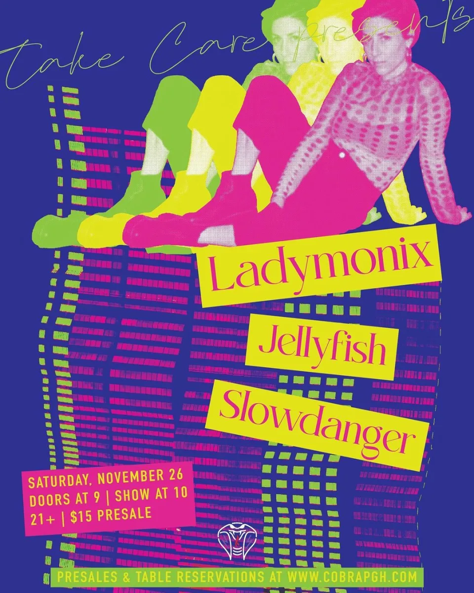 Ladymonix (Detroit), Jellyfish, Slowdanger @ Cobra