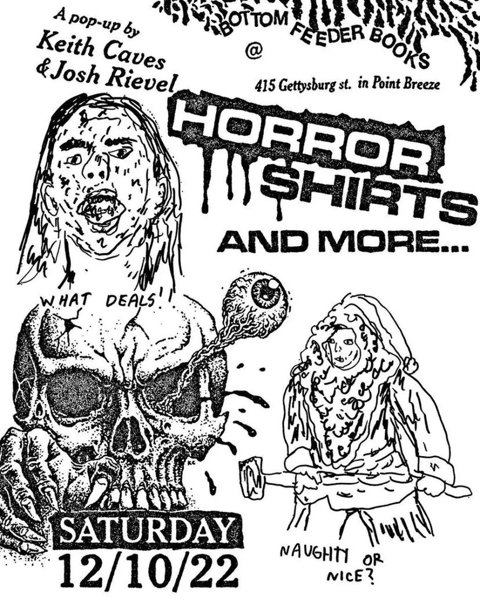 Horror Shirts and more (pop-up) @ Bottom Feeder Books