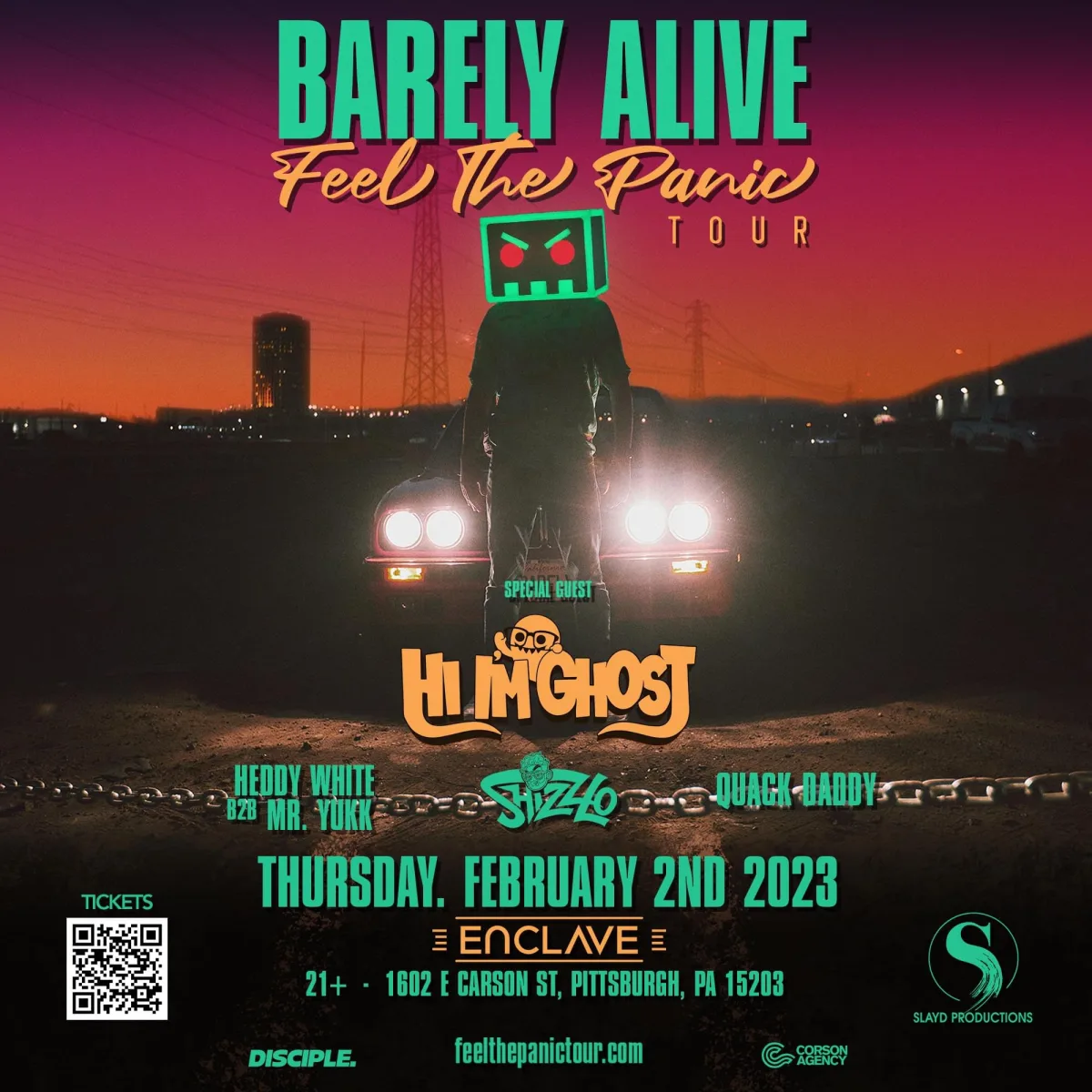 Barely Alive Feel The Panic Tour @ Enclave