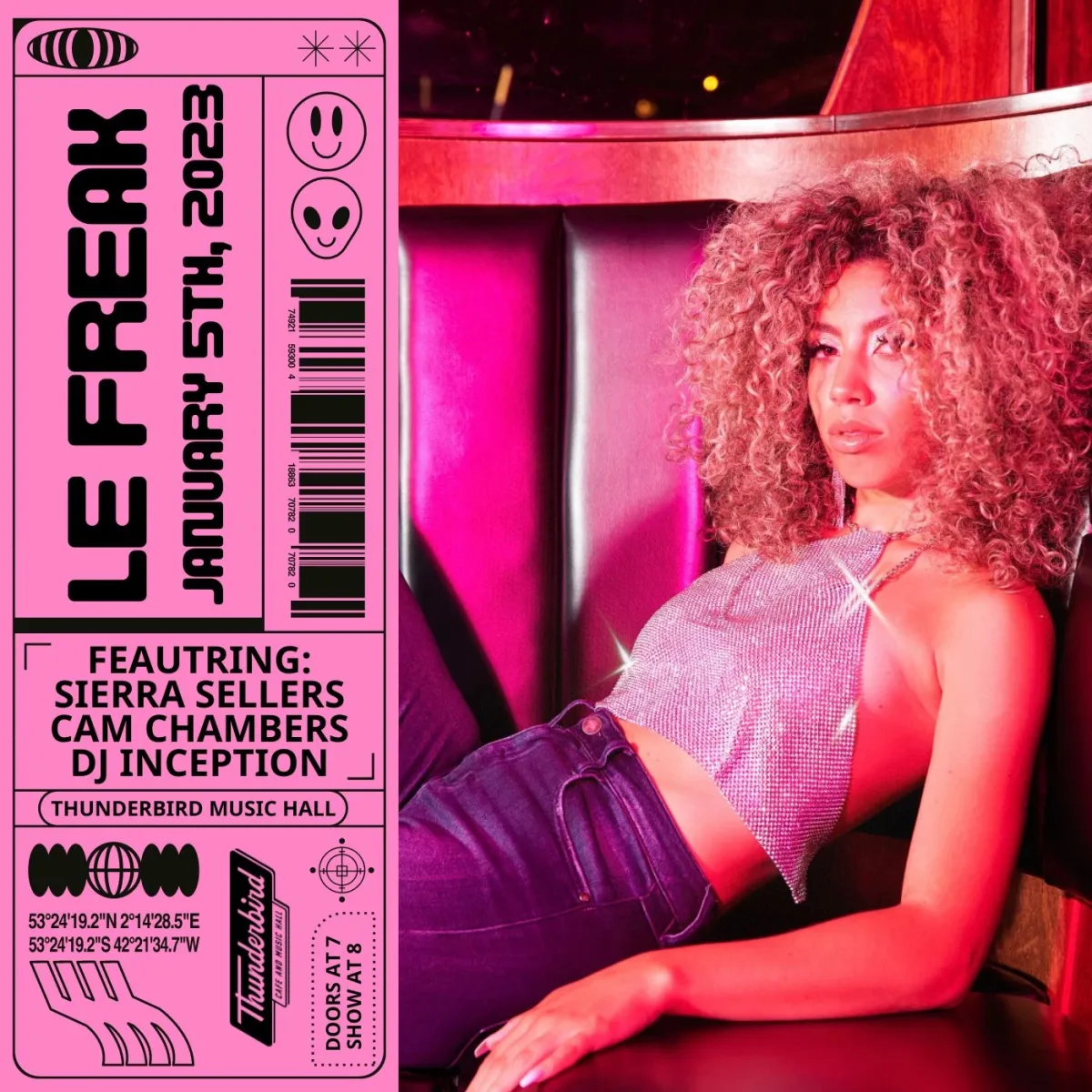LE FREAK featuring Sierra Sellers with Special Guests @ Thunderbird