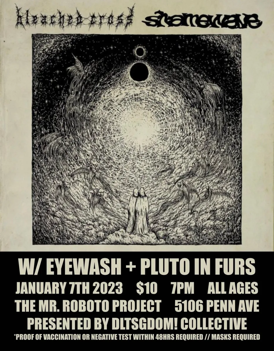 Bleached Cross + Shamewave w/ Eyewash + Pluto in Furs @ Roboto Project
