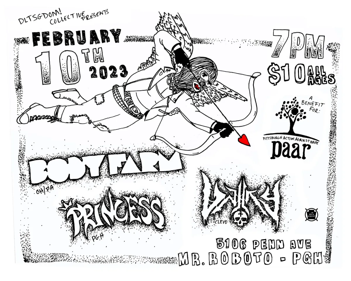 PAAR Benefit Show w/ Body Farm + UNIITY + Princess at Roboto @ Roboto Project