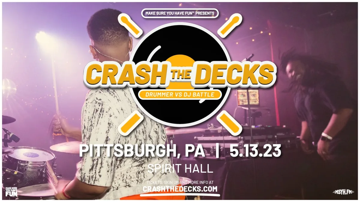 Crash the Decks: Drummer vs DJ Battle @ Spirit
