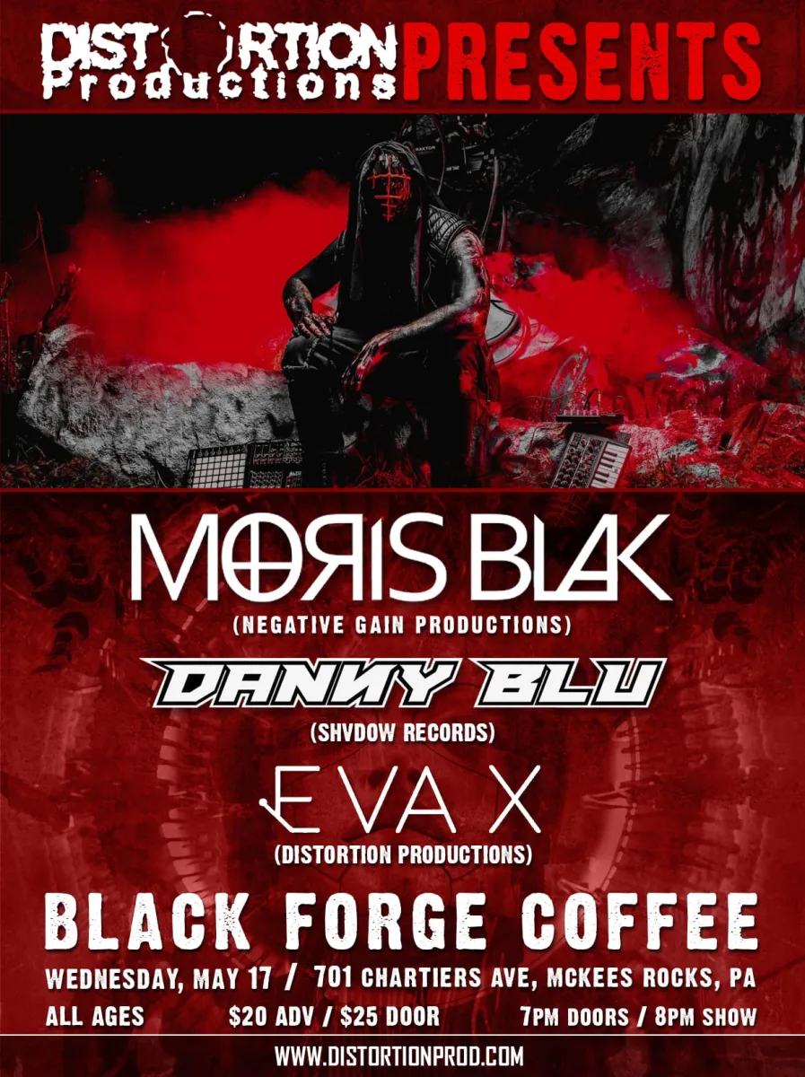 Moris Blak/Danny Blu and Eva X @ Black Forge Coffee (McKees Rocks)