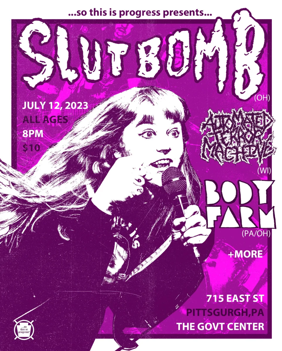 SLUTBOMB (OH), ATM (WI), BODY FARM (PA/OH) + MORE @ The Government Center