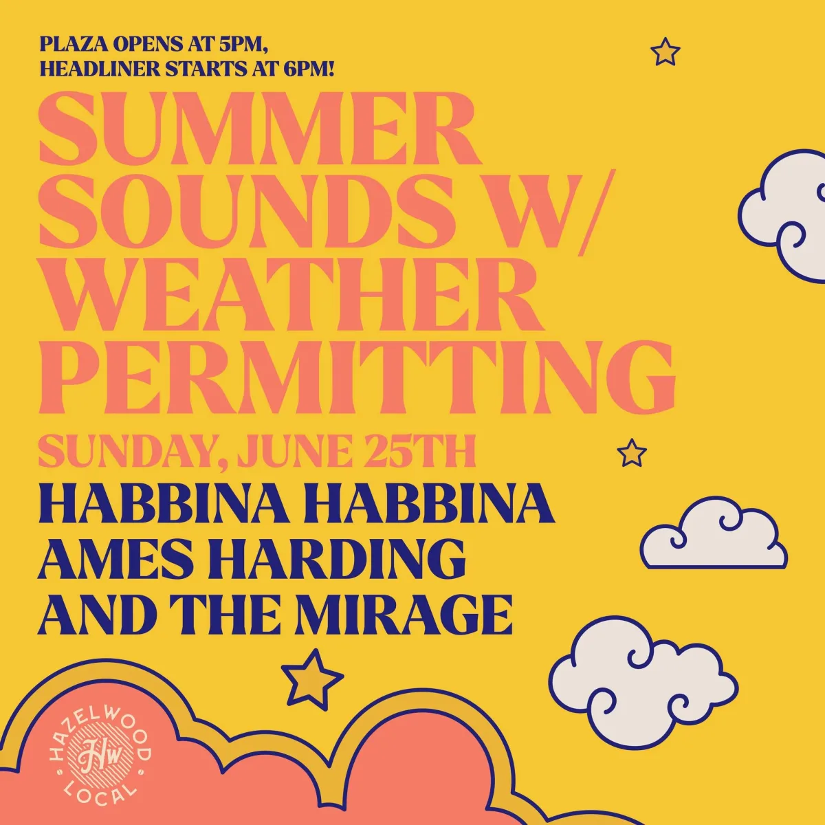Summer Sounds w/ Weather Permitting @ Hazelwood Green