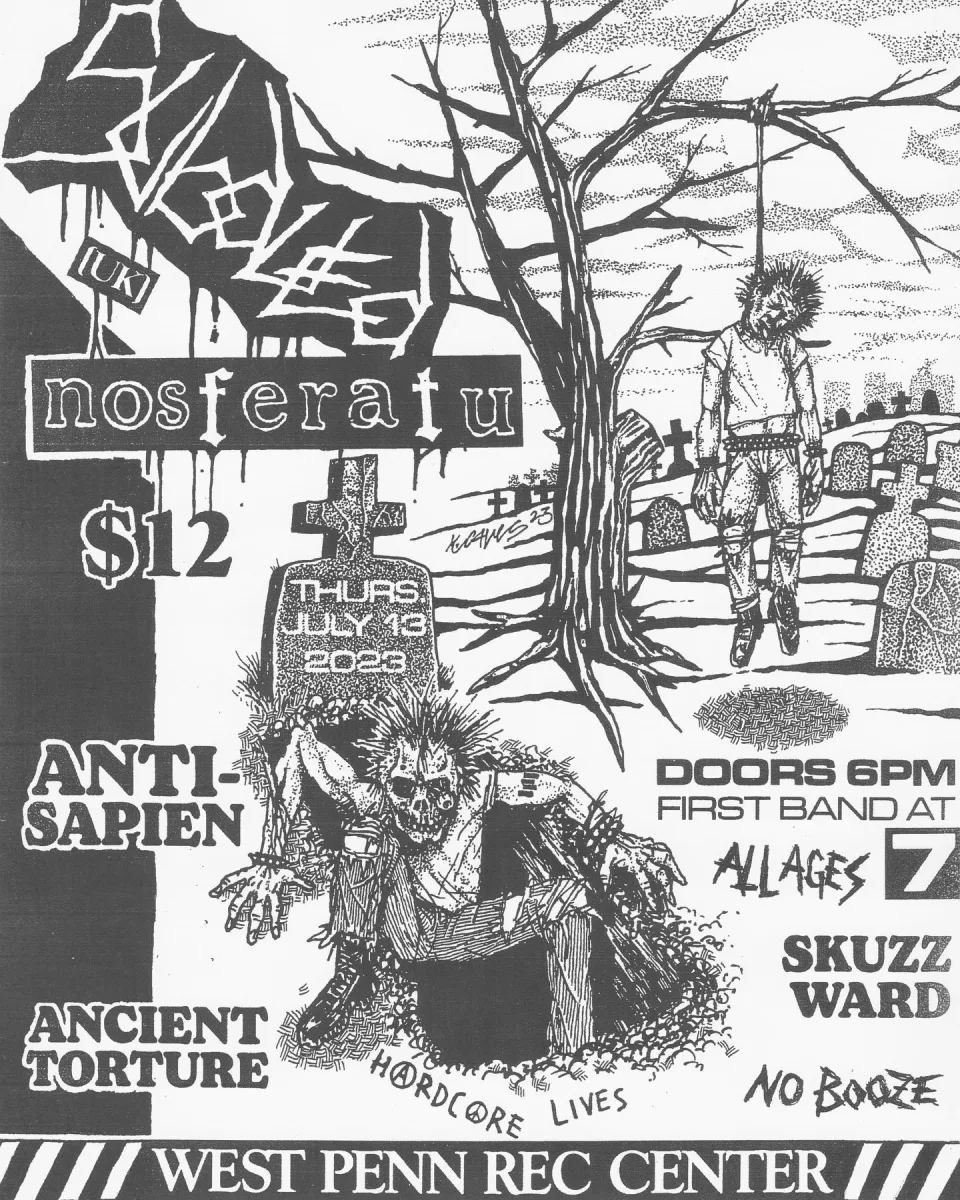 SUBDUED (UK), Nosferatu, Anti-Sapien, Ancient Tourture @ West Penn Recreation Center