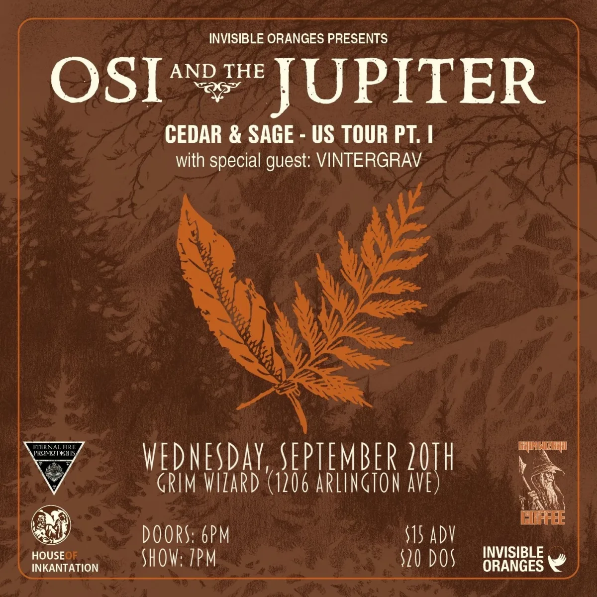 Osi & the Jupiter / Vintergrav @ Black Forge Coffee House