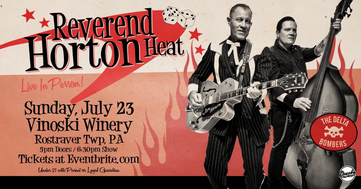 Reverend Horton Heat at Vinoski Winery @ Vinosky Winery