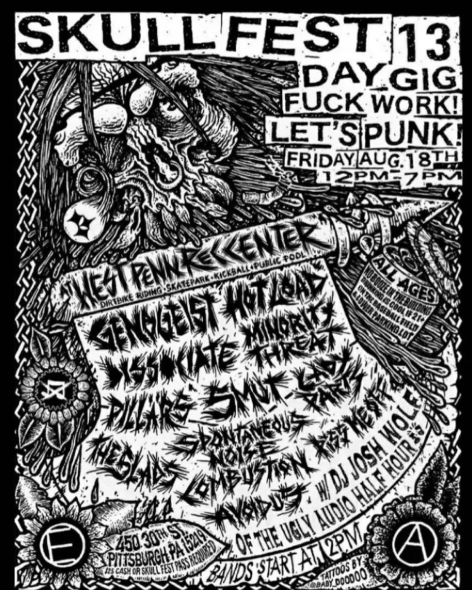 SKULL FEST 13: Day Gig @ West Penn Recreation Center