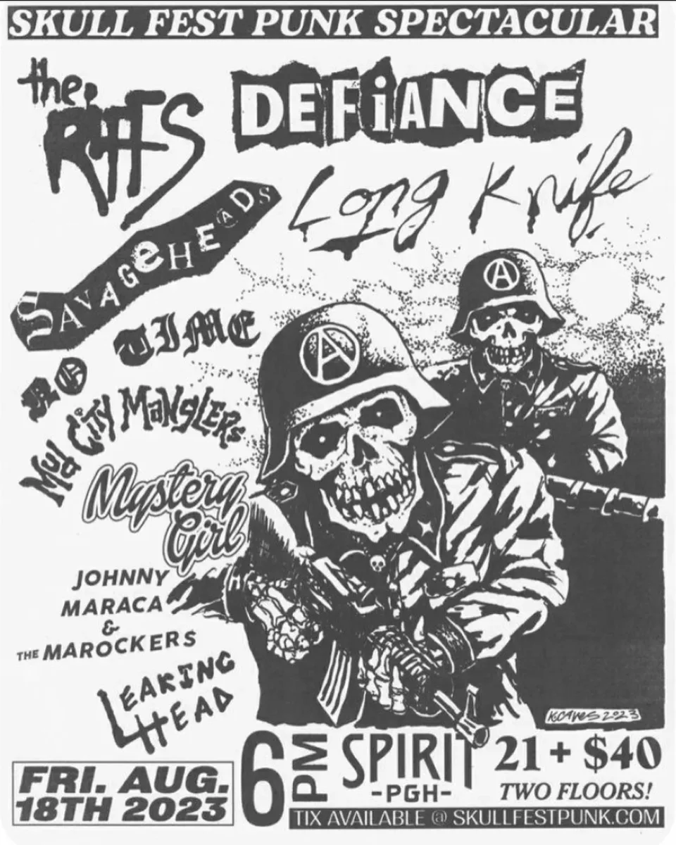 DEFIANCE, THE RIFFS, LONG KNIFE +++MORE @ Spirit