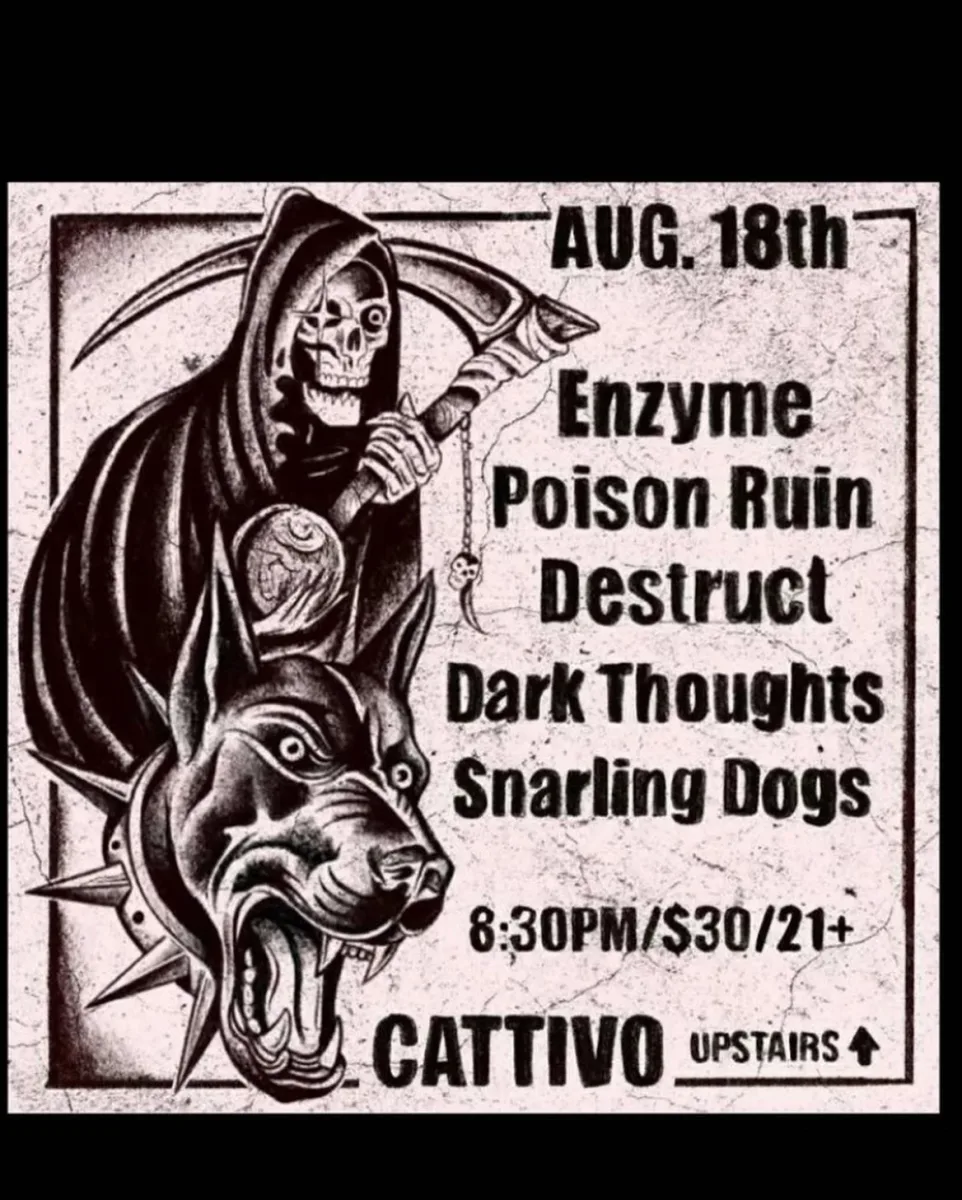 SKULL FEST presents ENZYME & POISON RUIN @ Cattivo