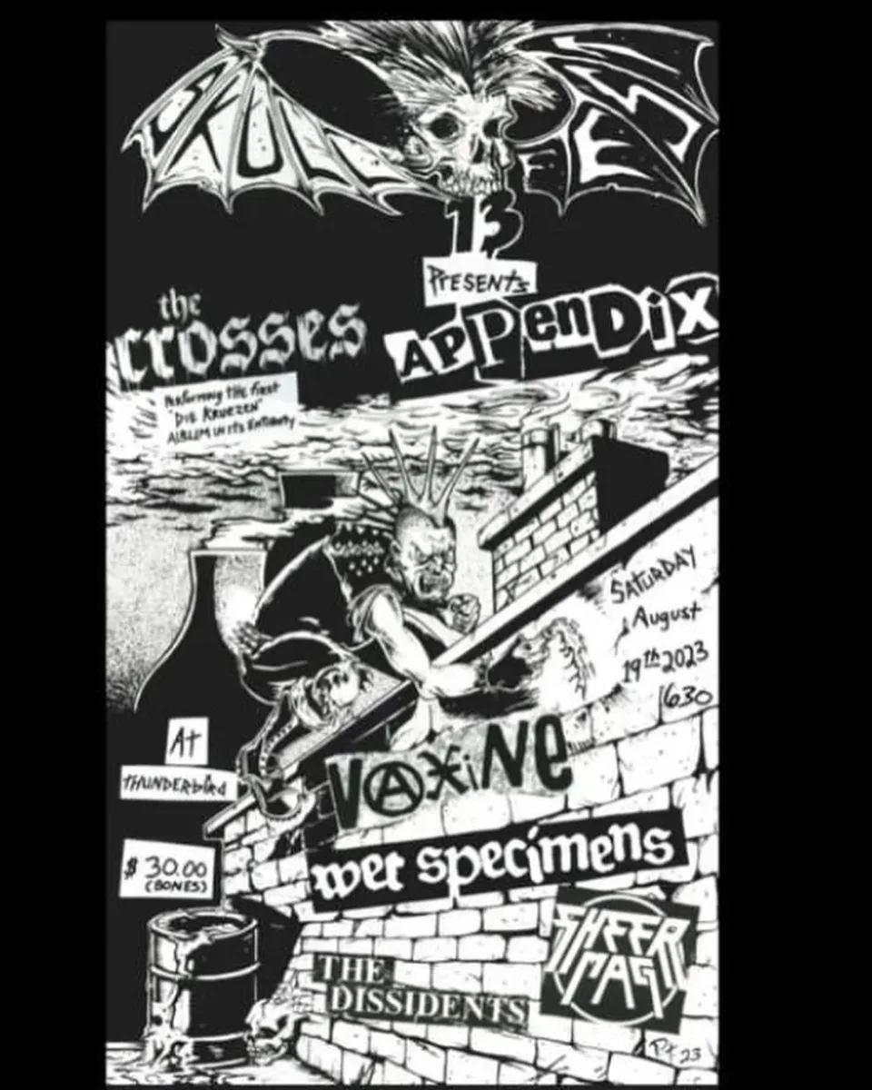 SKULL FEST presents APPENDIX @ Thunderbird