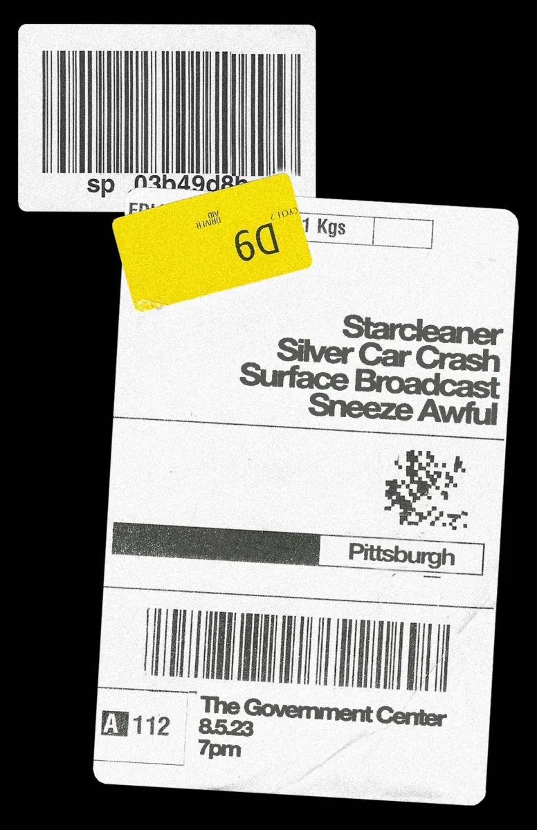 StarCleaner, Silver Car Crash, Surface Broadcast, Sneeze Aweful @ The Government Center