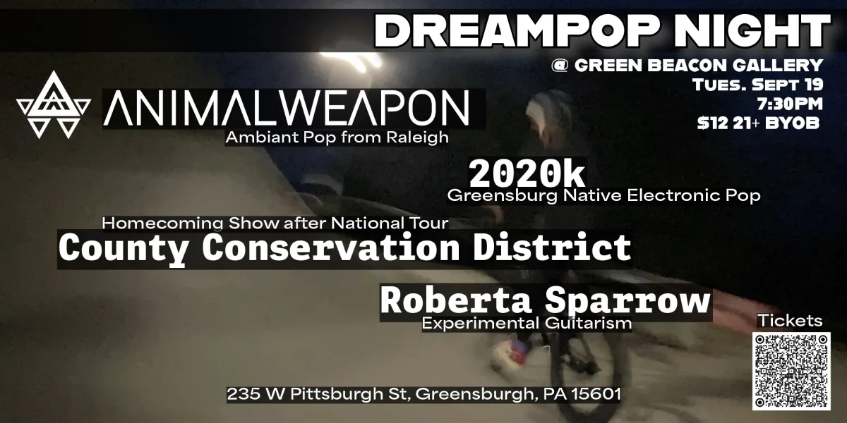 Animalweapon, 2020k, County Conservation District and Roberta Sparrow @ Green Beacon Gallery