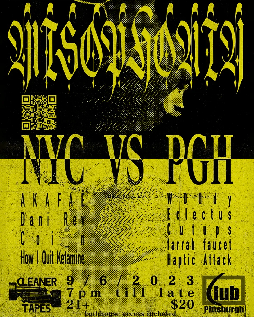 MISOPHONIA 9/6 @ Club Pittsburgh